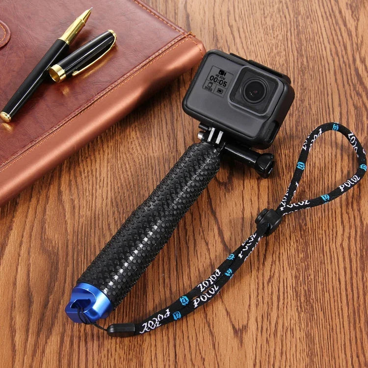 PULUZ 手持伸縮桿獨腳架，適用 GoPro、Insta360、DJI 及其他運動相機，長度：19-49cm，長度：19-49cm