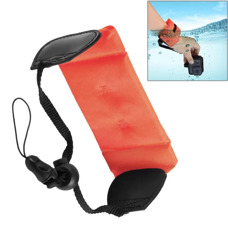 PULUZ 水下攝影浮漂手腕帶，適用 GoPro、Insta360、DJI 及其他運動相機，長度：20cm，浮漂手腕帶