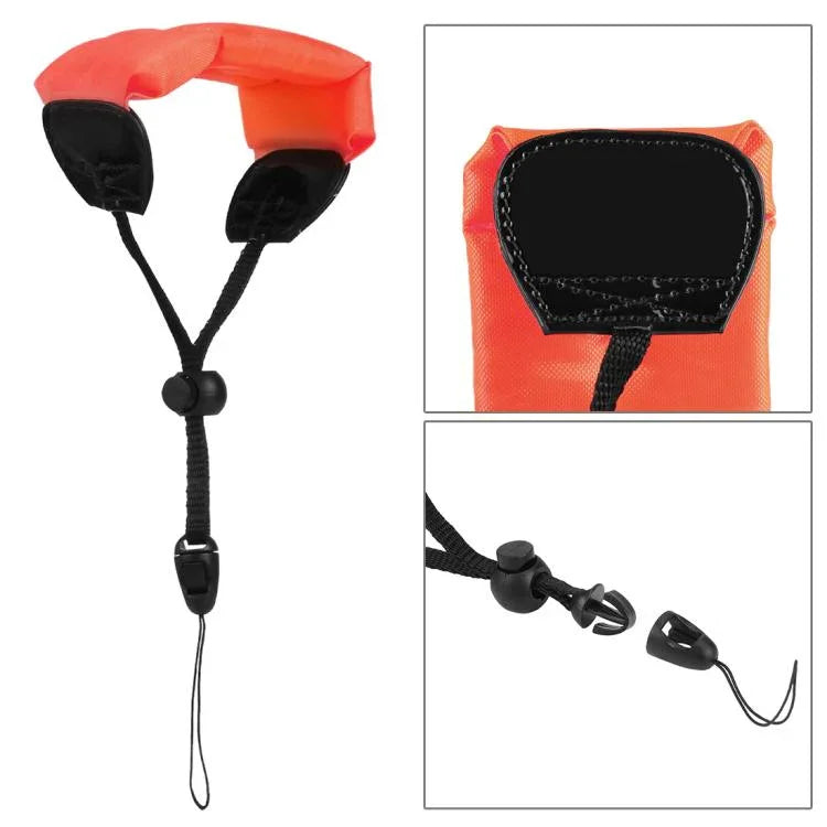 PULUZ 水下攝影浮漂手腕帶，適用 GoPro、Insta360、DJI 及其他運動相機，長度：20cm，浮漂手腕帶