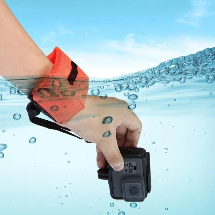 PULUZ 水下攝影浮漂手腕帶，適用 GoPro、Insta360、DJI 及其他運動相機，長度：20cm，浮漂手腕帶