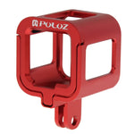 PULUZ CNC 鋁合金保護框架殼，帶保險框，適用 GoPro HERO5 Session /HERO4 Session /HERO Session，適用帶框 HERO4 Session，適用帶框 HERO5 Session，適用 HERO5 Session