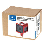 PULUZ CNC 鋁合金保護框架殼，帶保險框，適用 GoPro HERO5 Session /HERO4 Session /HERO Session，適用帶框 HERO4 Session，適用帶框 HERO5 Session，適用 HERO5 Session