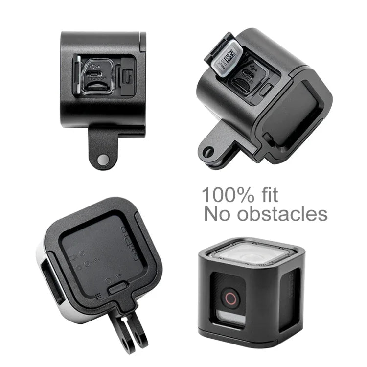 PULUZ CNC 鋁合金保護框架殼，帶保險框，適用 GoPro HERO5 Session /HERO4 Session /HERO Session，適用帶框 HERO4 Session，適用帶框 HERO5 Session，適用 HERO5 Session