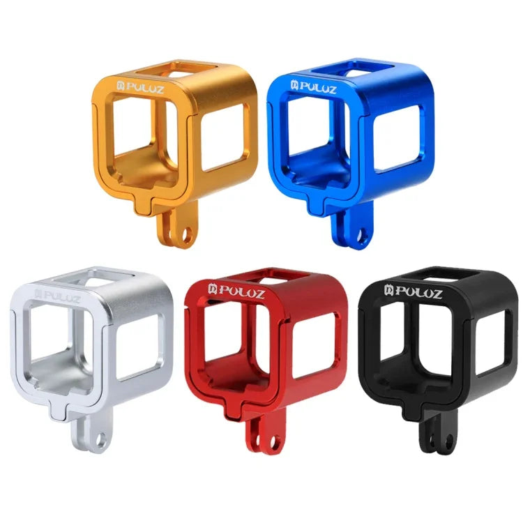 PULUZ CNC 鋁合金保護框架殼，帶保險框，適用 GoPro HERO5 Session /HERO4 Session /HERO Session，適用帶框 HERO4 Session，適用帶框 HERO5 Session，適用 HERO5 Session