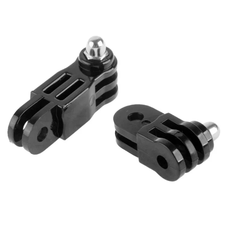 PULUZ 可調節三向旋轉臂，帶 2 根長螺絲，適用 PULUZ 運動相機 Jaws Flex 夾具支架，適用 GoPro、Insta360、DJI 及其他運動相機，三向旋轉臂 + 2 根長螺絲