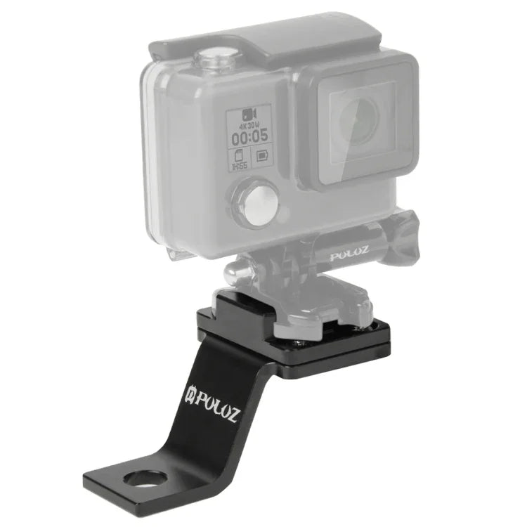 PULUZ 固定金屬摩托車支架 適用 GoPro、Insta360、DJI 及其他運動相機，固定支架1（黑色）、固定支架1（銀色）、固定支架1（紅色）、固定支架1（藍色）、固定支架1（金色）