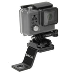 PULUZ 固定金屬摩托車支架 適用 GoPro、Insta360、DJI 及其他運動相機，固定支架1（黑色）、固定支架1（銀色）、固定支架1（紅色）、固定支架1（藍色）、固定支架1（金色）