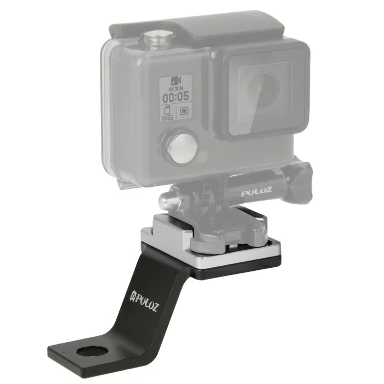 PULUZ 固定金屬摩托車支架 適用 GoPro、Insta360、DJI 及其他運動相機，固定支架1（黑色）、固定支架1（銀色）、固定支架1（紅色）、固定支架1（藍色）、固定支架1（金色）