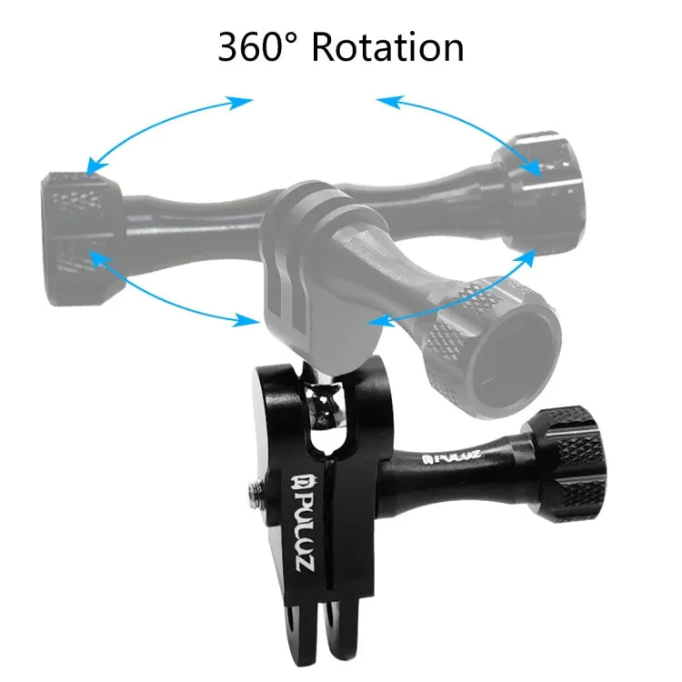 PULUZ CNC 鋁合金球型關節支架 附2支長螺絲 適用 GoPro、Insta360、DJI 及其他運動相機，中國庫存