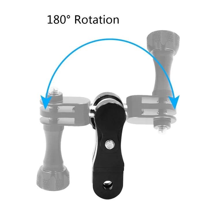 PULUZ CNC 鋁合金球型關節支架 附2支長螺絲 適用 GoPro、Insta360、DJI 及其他運動相機，中國庫存