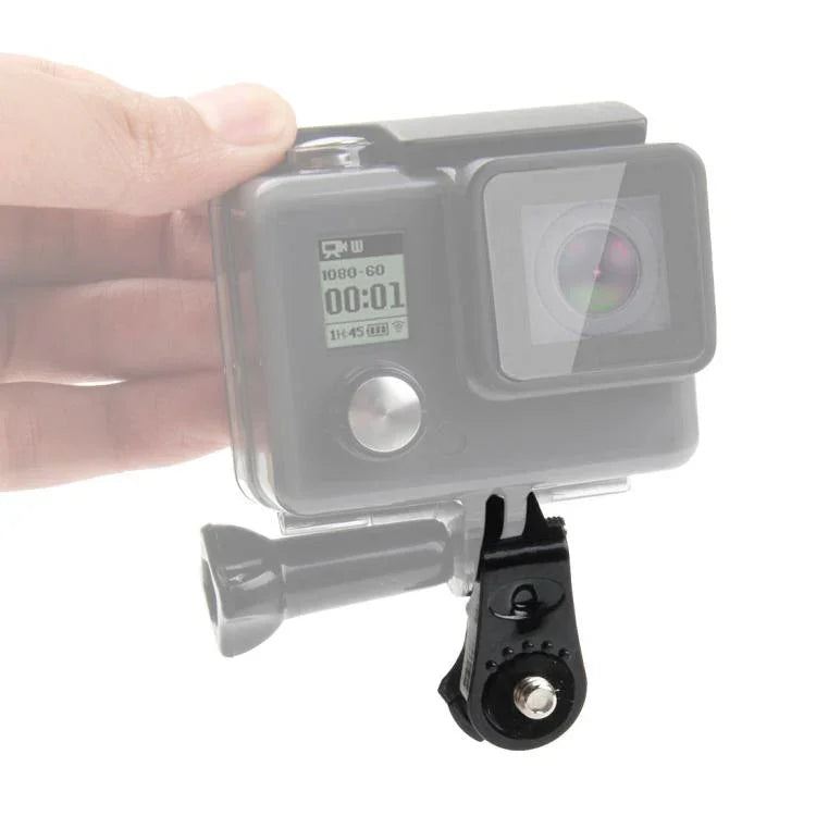 PULUZ 螺絲三腳架安裝轉接座 適用 GoPro、Insta360、DJI 及其他運動相機，螺絲三腳架