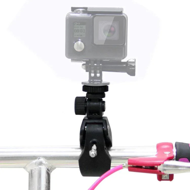 PULUZ 摩托車自行車把手支架 附三腳架安裝座與螺絲 適用 GoPro、Insta360、DJI 及其他運動相機，加長支架