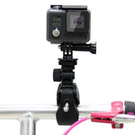 PULUZ 摩托車自行車把手支架 附三腳架安裝座與螺絲 適用 GoPro、Insta360、DJI 及其他運動相機，加長支架