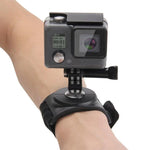 PULUZ 3合1 手腕臂腿帶 360度旋轉安裝座 適用 GoPro、Insta360、DJI 及其他運動相機，臂腿帶
