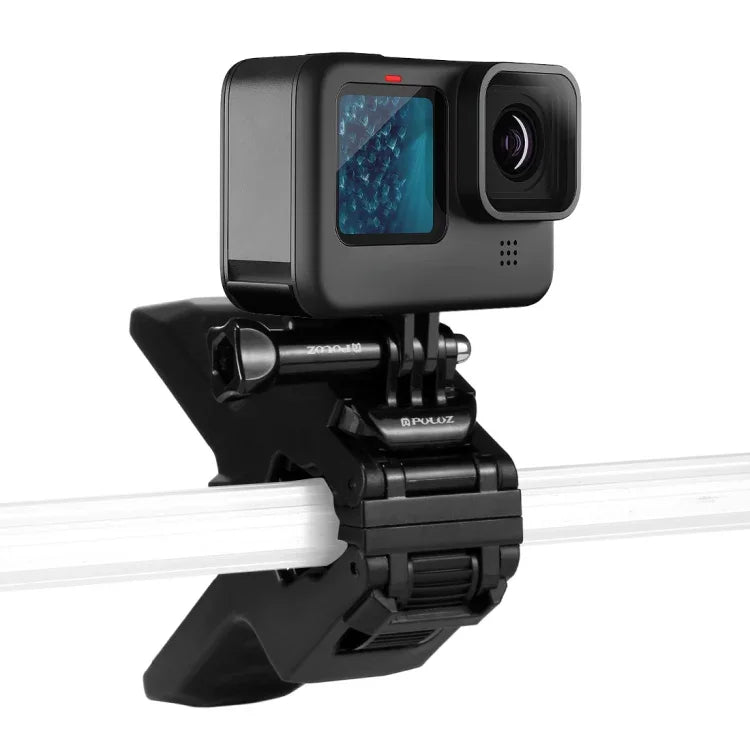 PULUZ 運動相機 Jaws 彈性夾具安裝座，適用於 GoPro、Insta360、DJI 及其他運動相機，Jaws 安裝座