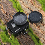 PULUZ CNC 鋁合金保護殼，附保險框架及 52mm UV 鏡片，適用於 GoPro HERO(2018) /7 Black /6 /5，HERO6 /5 拉框，HERO5 拉框