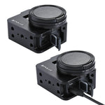 PULUZ CNC 鋁合金保護殼，附保險框架及 52mm UV 鏡片，適用於 GoPro HERO(2018) /7 Black /6 /5，HERO6 /5 拉框，HERO5 拉框