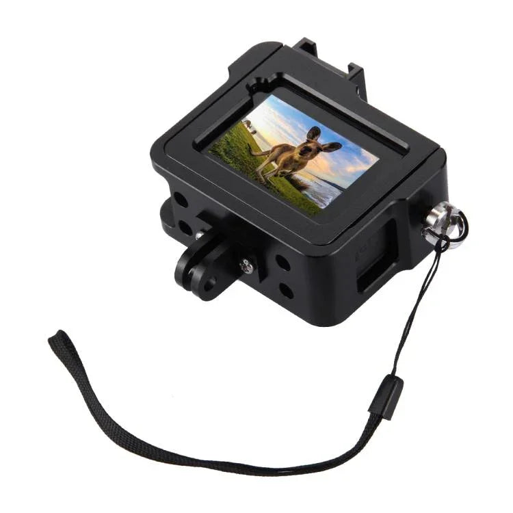 PULUZ CNC 鋁合金保護殼，附保險框架及 52mm UV 鏡片，適用於 GoPro HERO(2018) /7 Black /6 /5，HERO6 /5 拉框，HERO5 拉框