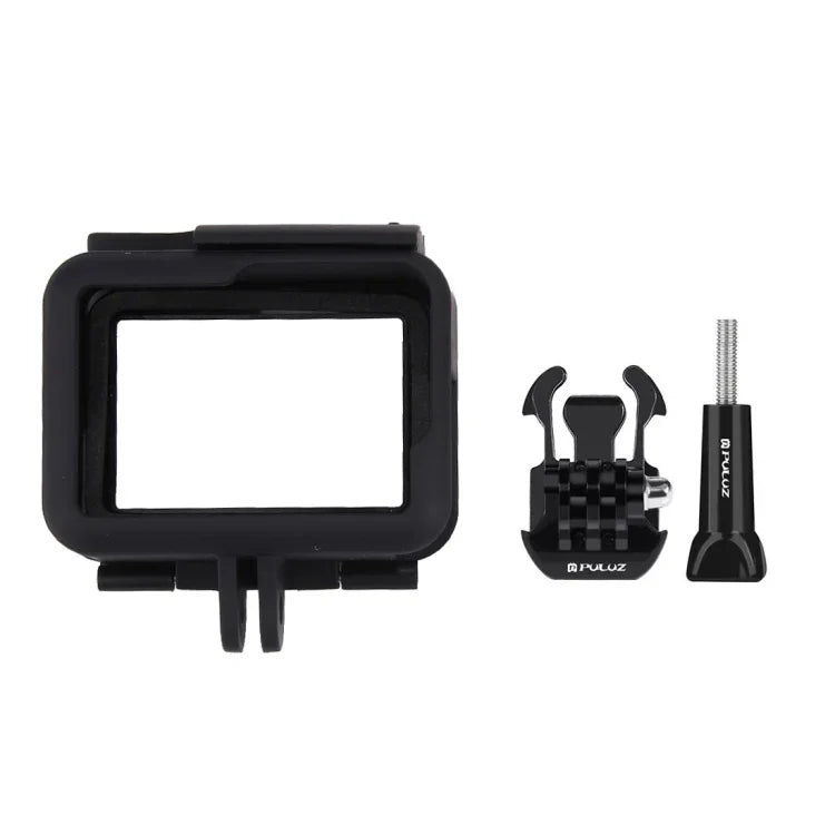 PULUZ ABS 塑膠外殼框架保護殼，附底座及長螺絲，適用於 GoPro HERO(2018) /7 Black /6 /5，適用於 GoPro HERO6 /5