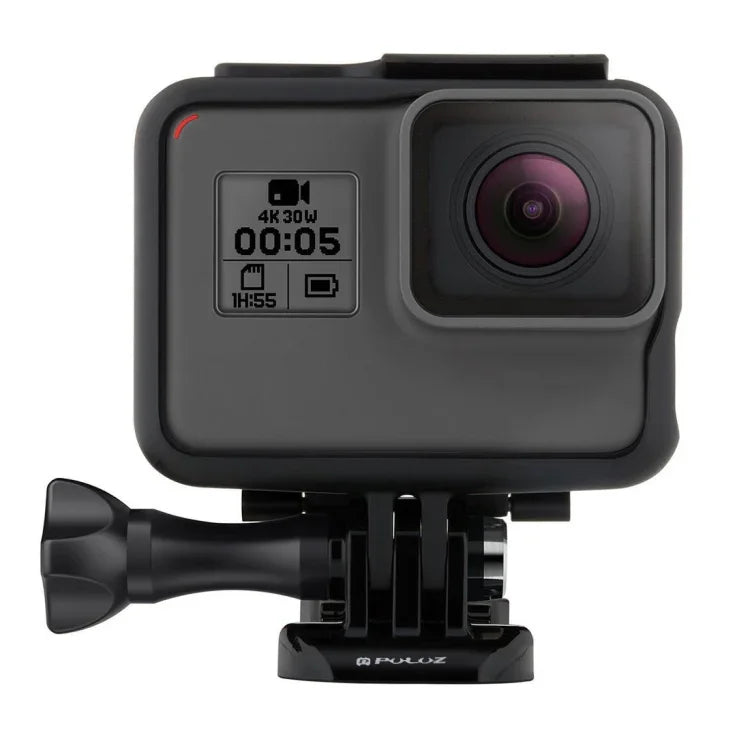 PULUZ ABS 塑膠外殼框架保護殼，附底座及長螺絲，適用於 GoPro HERO(2018) /7 Black /6 /5，適用於 GoPro HERO6 /5