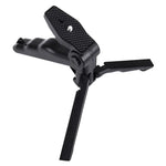 PULUZ 折疊握把三腳架支架，附轉接頭及螺絲，適用於 GoPro、Insta360、DJI 及其他運動相機，最大承重：2kg