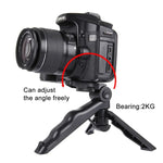 PULUZ 折疊握把三腳架支架，附轉接頭及螺絲，適用於 GoPro、Insta360、DJI 及其他運動相機，最大承重：2kg