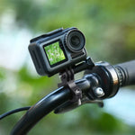 PULUZ 自行車把手轉接座鋁合金支架，適用於 GoPro、Insta360、DJI 及其他運動相機，鋁合金支架