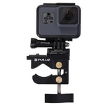 PULUZ 鋁合金通用固定夾，適用於 GoPro、Insta360、DJI 及其他運動相機，固定夾支架
