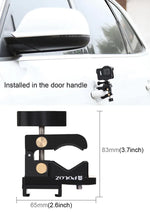 PULUZ 鋁合金通用固定夾，適用於 GoPro、Insta360、DJI 及其他運動相機，固定夾支架