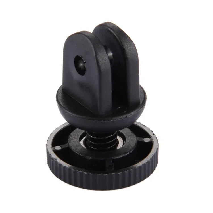 PULUZ 迷你尺寸 1/4 吋螺絲三腳架安裝轉接器，適用 GoPro、Insta360、DJI 及其他運動相機，螺絲孔直徑 3.9mm，轉接器直徑 2.2cm