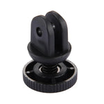 PULUZ 迷你尺寸 1/4 吋螺絲三腳架安裝轉接器，適用 GoPro、Insta360、DJI 及其他運動相機，螺絲孔直徑 3.9mm，轉接器直徑 2.2cm