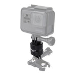 PULUZ 360 度旋轉 CNC 旋轉樞軸延長臂三腳架安裝座，適用 GoPro、Insta360、DJI 及其他運動相機，延長轉接器