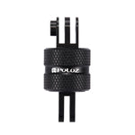 PULUZ 360 度旋轉 CNC 旋轉樞軸延長臂三腳架安裝座，適用 GoPro、Insta360、DJI 及其他運動相機，延長轉接器
