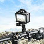 PULUZ 360 度旋轉自行車鋁合金把手轉接座，附螺絲，適用於 GoPro、Insta360、DJI 及其他運動相機，把手轉接座 2