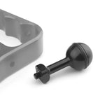 PULUZ 1/4 吋螺絲鋁合金球形轉接座，適用於 GoPro、Insta360、DJI 及其他運動相機，直徑：2.5cm，1/4 吋螺絲（黑色）、1/4 吋螺絲（藍色）