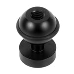 PULUZ CNC 鋁合金球頭轉接座，適用 GoPro、Insta360、DJI 及其他運動相機，直徑：2.5cm，CNC 鋁合金（黑色）