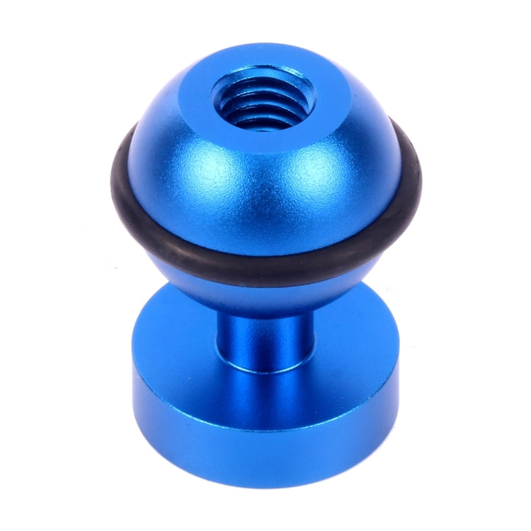 PULUZ CNC 鋁合金球頭轉接座，適用 GoPro、Insta360、DJI 及其他運動相機，直徑：2.5cm，CNC 鋁合金（黑色）