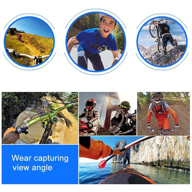 PULUZ 可調式身體固定帶胸帶，附 J 鉤安裝座及長螺絲，適用於 GoPro、Insta360、DJI 及其他運動相機，胸帶