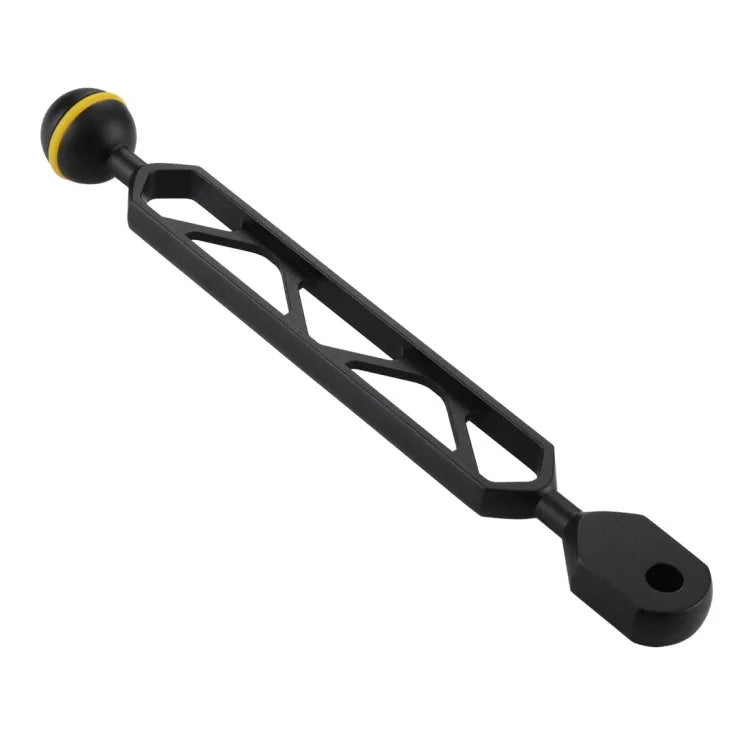 PULUZ 8 inch 20.3cm Aluminum Alloy Ball Arm for Underwater Torch / Video Light, Ball Diameter: 2.5cm, 8 inch Single Ball
