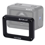 PULUZ 鋁合金火焰+鋼化玻璃鏡頭保護貼，適用 Sony RX0 / RX0 II，附螺絲及螺絲起子，前火焰紅