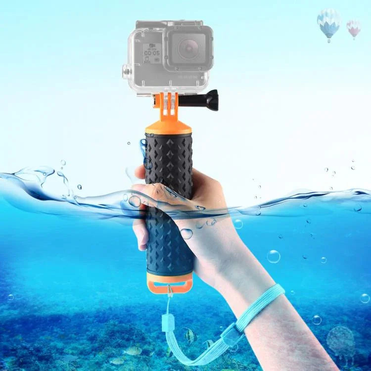 PULUZ 浮動手柄手握浮力桿帶繩，適用於 GoPro HERO10 Black / HERO9 Black / HERO8 Black / HERO7 /6 /5 /5 Session /4 Session /4 /3+ /3 /2 /1，Xiaoyi 及其他運動相機，浮動手握