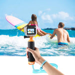 PULUZ 浮動手柄手握浮力桿帶繩，適用於 GoPro HERO10 Black / HERO9 Black / HERO8 Black / HERO7 /6 /5 /5 Session /4 Session /4 /3+ /3 /2 /1，Xiaoyi 及其他運動相機，浮動手握