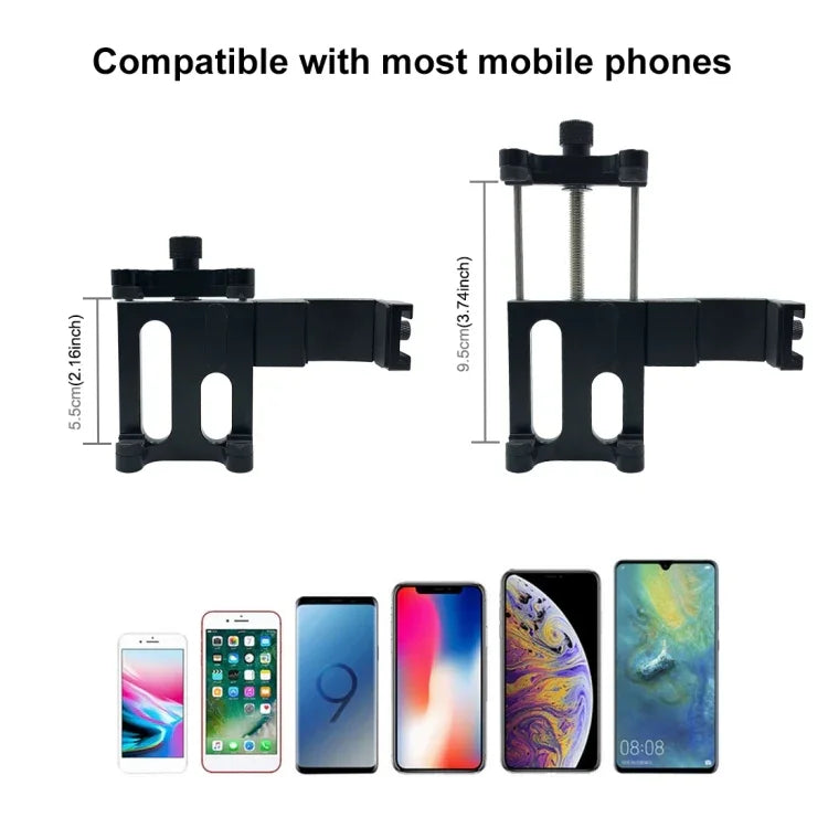 PULUZ 多功能鋁合金智能手機固定夾擴展支架，適用於 DJI OSMO Pocket / Pocket 2，固定夾