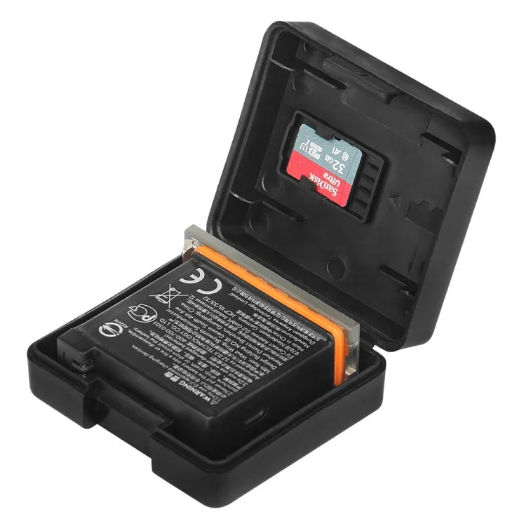 PULUZ 硬塑料電池收納盒，適用於 DJI Osmo Action 6 / 5 Pro / Action 4 / GoPro HERO13 Black /12 Black /11 Black /10 Black /9 Black AHDBT-901 Enduro 電池，AHDBT-901