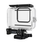 PULUZ 60 米水下深度潛水殼防水相機外殼，適用於 GoPro HERO8 Black，適用於 GoPro HERO8 Black