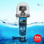 PULUZ 60 米水下防水外殼潛水殼蓋，適用於 DJI Osmo Pocket