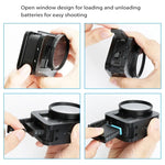 PULUZ 殼體 CNC 鋁合金保護籠，帶保險框架及 52mm UV 鏡頭，適用於 GoPro HERO8 Black，適用於 HERO8 Black 帶框架