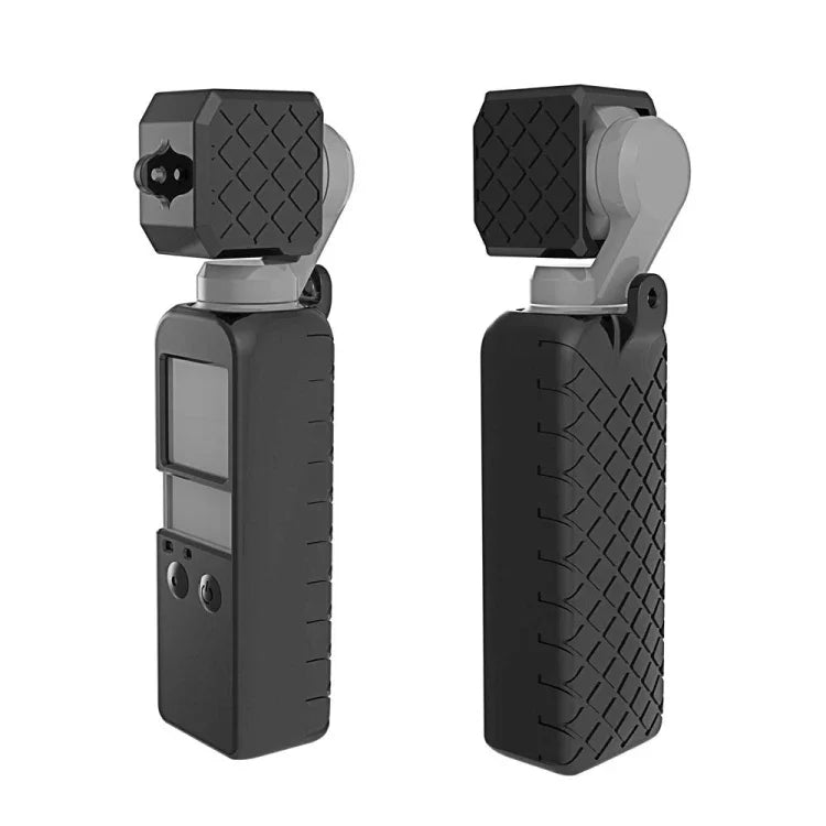 PULUZ 2 合 1 鑽石紋矽膠保護套組，適用於 DJI OSMO Pocket，適用於 DJI OSMO Pocket