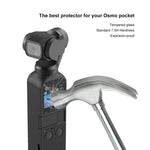 PULUZ 9H 2.5D 高清鋼化玻璃鏡頭保護貼 + 螢幕保護膜，適用於 DJI OSMO Pocket 雲台，適用於 DJI OSMO Pocket