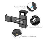 PULUZ 智慧型手機固定夾 1/4 吋支架 適用於 DJI OSMO Pocket / Pocket 2, 固定夾